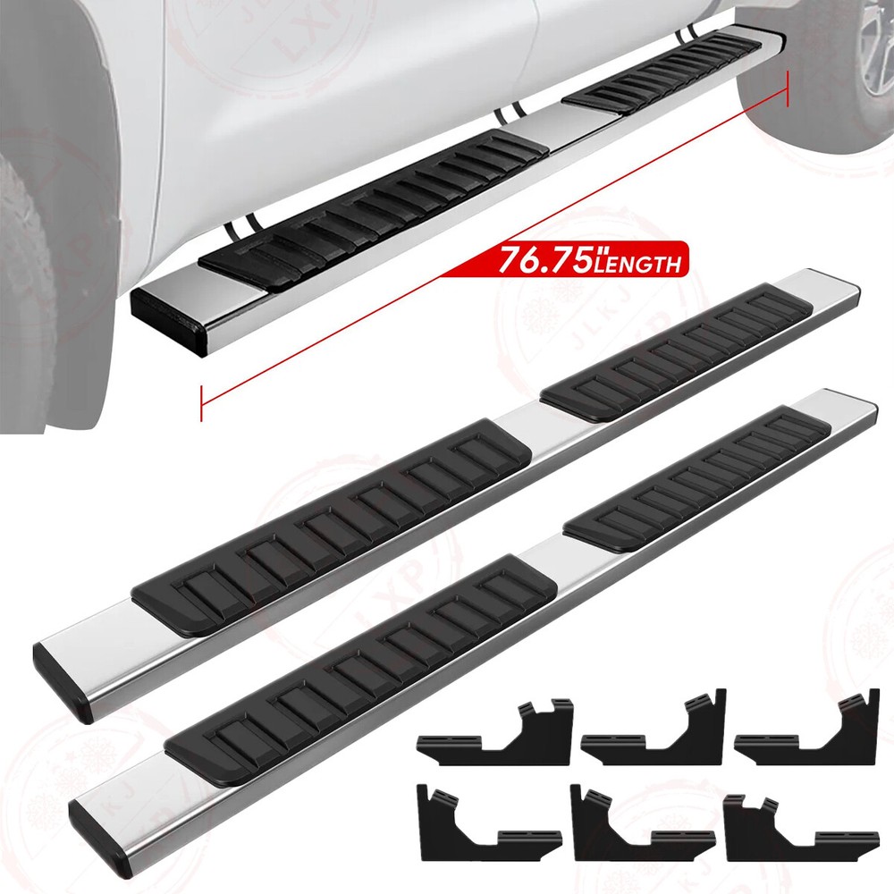 Drop Running Boards For 05-23 Toyota Tacoma Double Cab Nerf Bars Side Steps