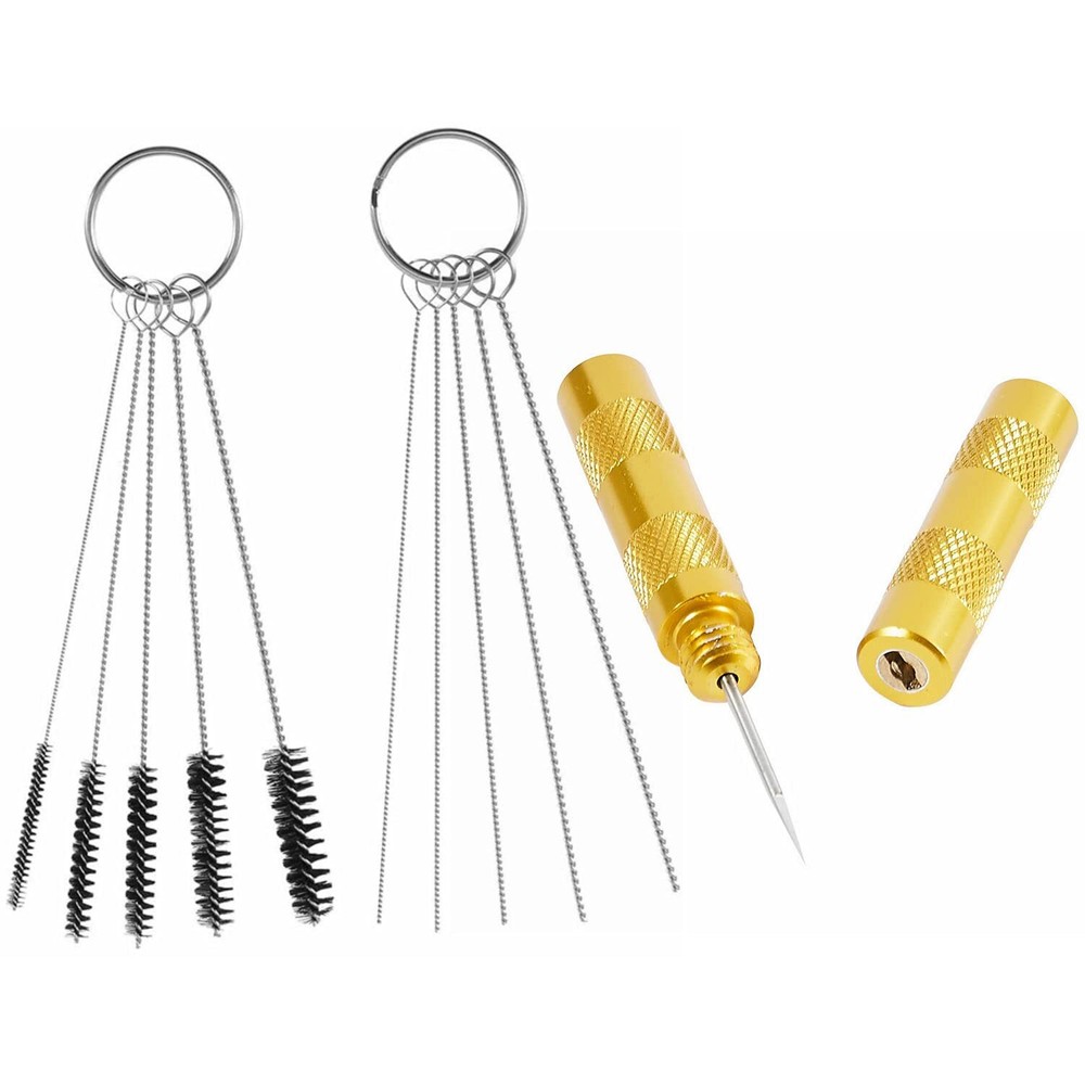 3 Set Airbrush Spray Cleaning Repair Tool Kit Stainless steel Needle Brush Set