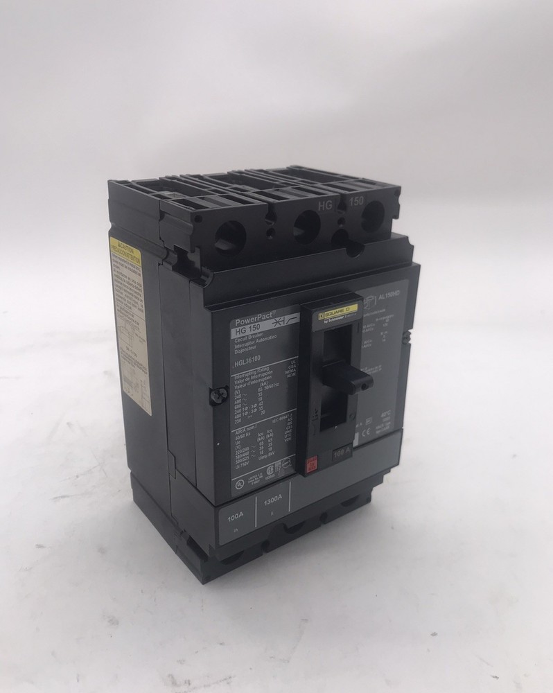 HOUSTON STOCK SQUARE D HGL36100 TYPE HGL 100 AMP REFURBISH FREE 2DAY AIR BUY NOW