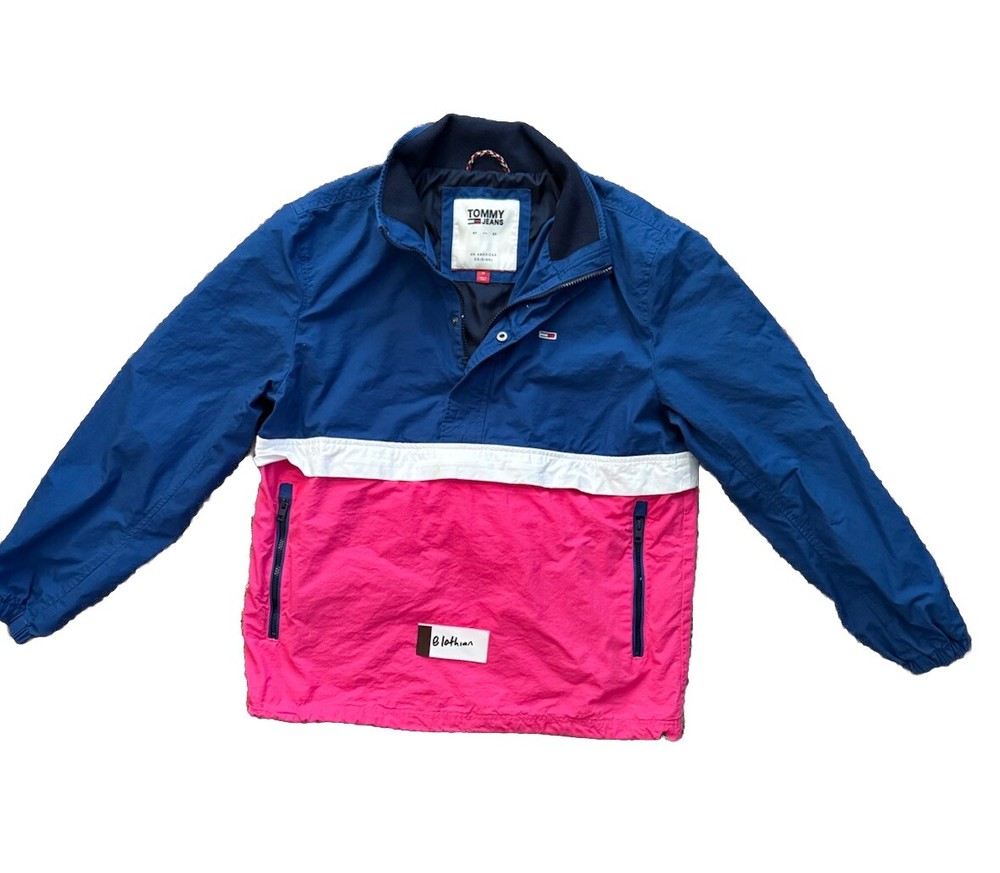Tommy Hilfiger Quarter Zip  Jacket All American Original Y2K / Vintage Sz M