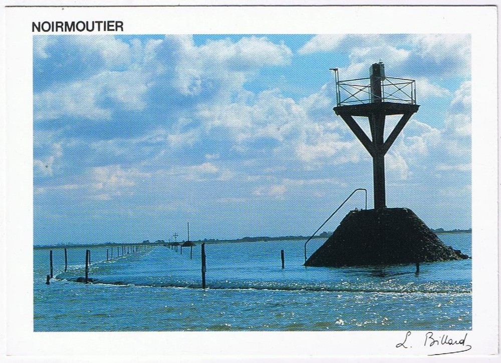 France Postcard Passage du Gois Ile de Noirmoutier Vendee