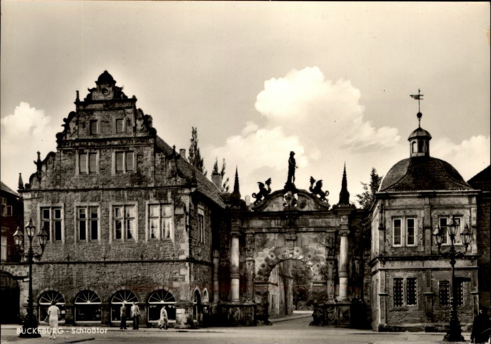 RPPC Schloss Tor Buckeburg Lower Saxony Germany vintage postcard y284