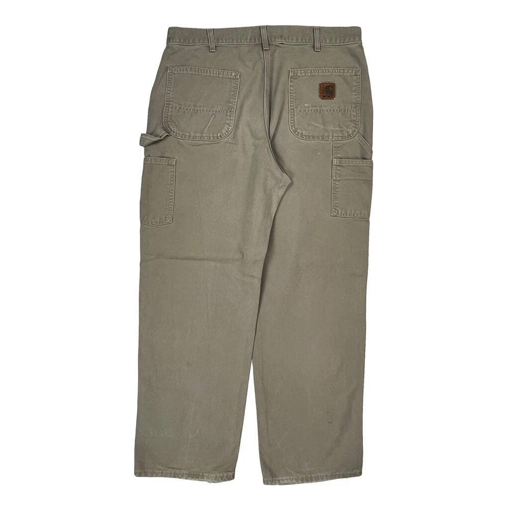 Carhartt Carpenter Pants - 36W 32L Khaki Cotton