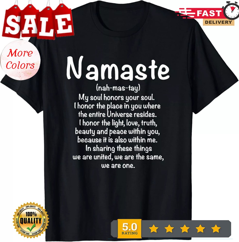 2025/Namaste Definition Yoga Meditation Buddhist Gifts Unisex T-Shirt