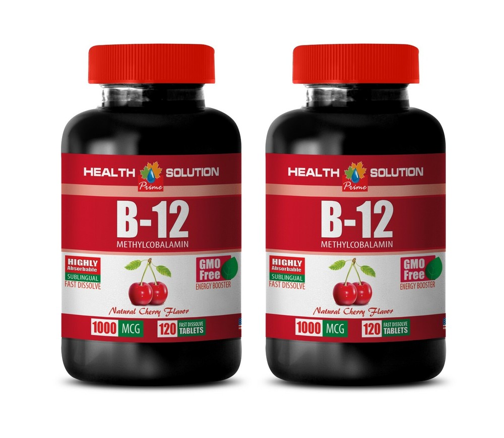 energy boost men - METHYLCOBALAMIN B-12 - immune health support for all 2 BOTTLE