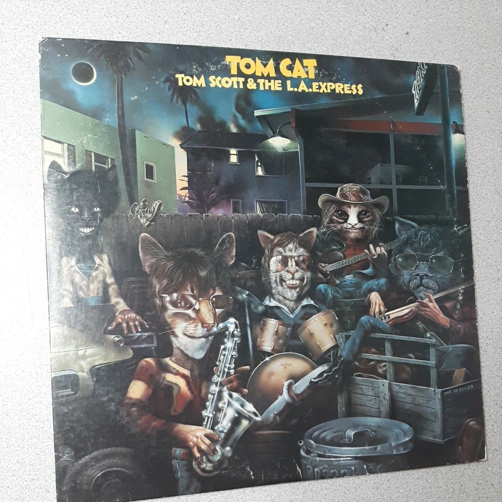 Tom Scott & L.A. Express Tom Cat LP Vinyl 1975 Ode Records Very good