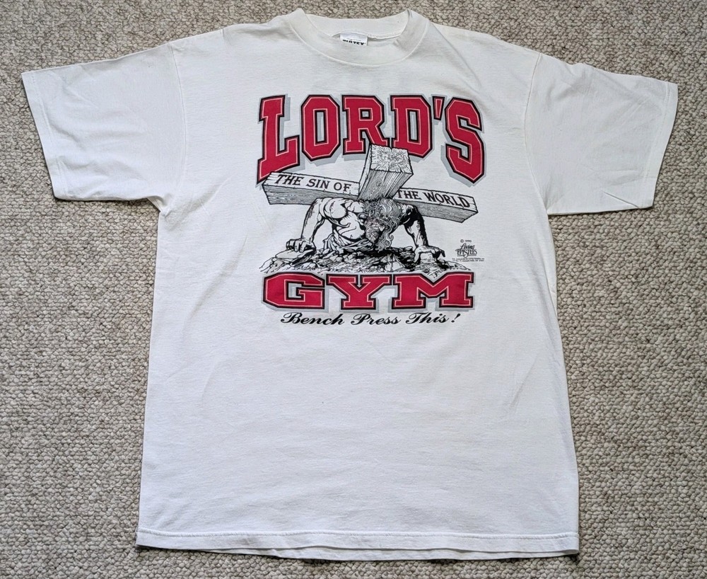 Vintage Lords Gym Living Epistles 90s Tultex Graphic T Shirt XL