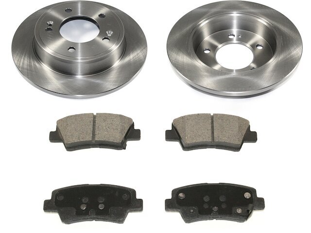 2013-2016 Hyundai Elantra GT Rear Brake Pad & Rotor Kit 35561WRMR 2014