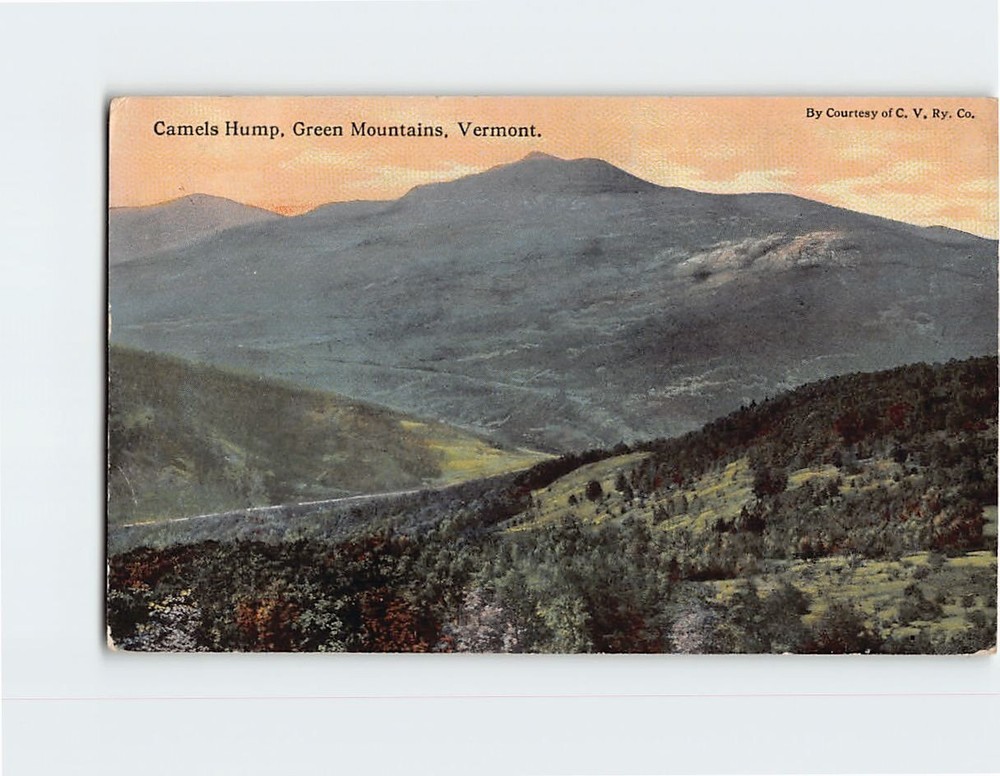 Postcard Camels Hump, Green Mountains, Vermont