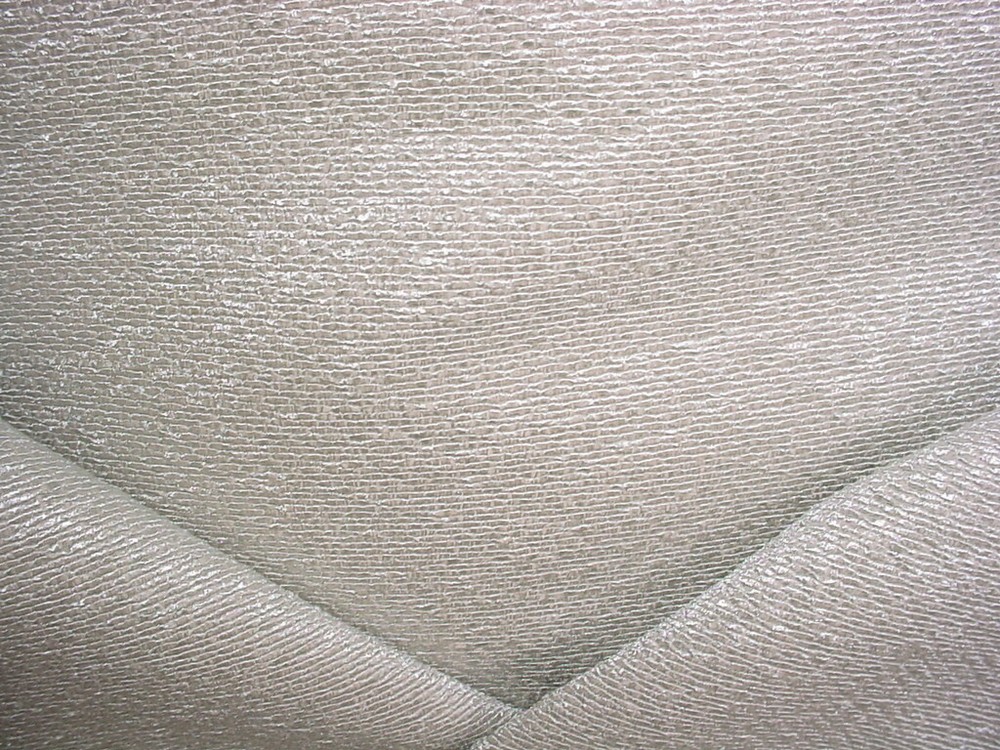 Zinc Z117 Milo Linen Platinum Quicksilver Ribbed Plainweave Upholstery Fabric  