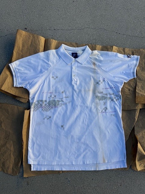 Vtg Nike John McEnroe Andre Agassi Checkerboard Tennis Polo PE Challenge Court M