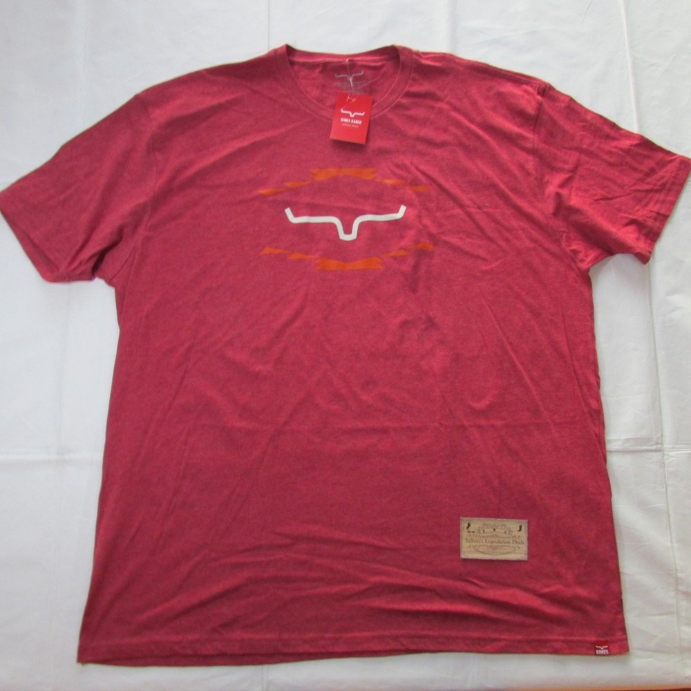 Kimes Ranch Men's 2XL Short Sleeve Vintage Badge Graphic T-Shirt Cardinal