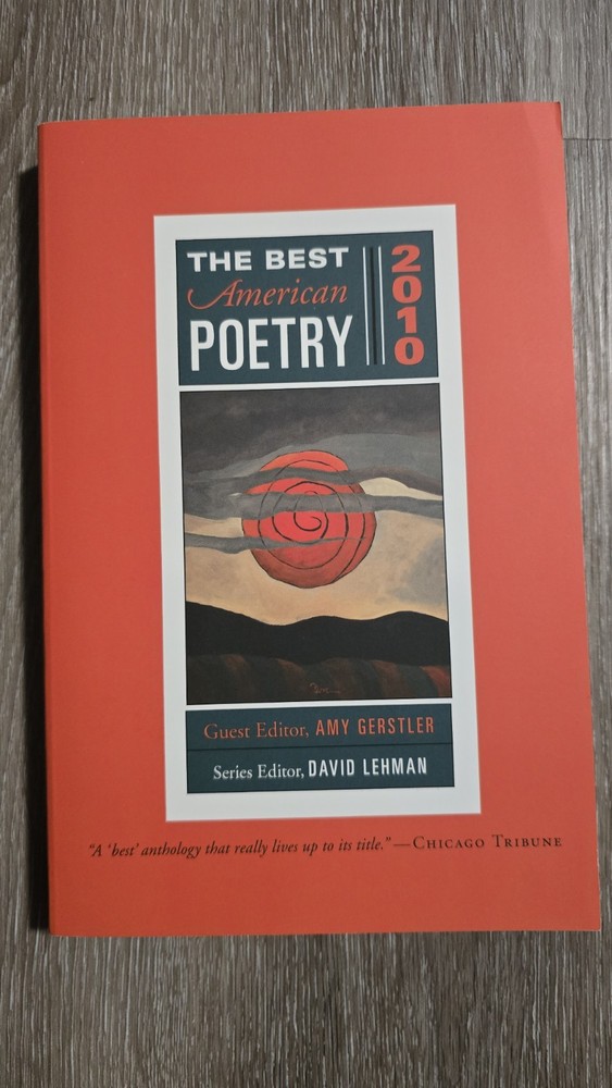 Best American Poetry 2010 Trade Paperback Scribner Amy Gerstler David Lehman