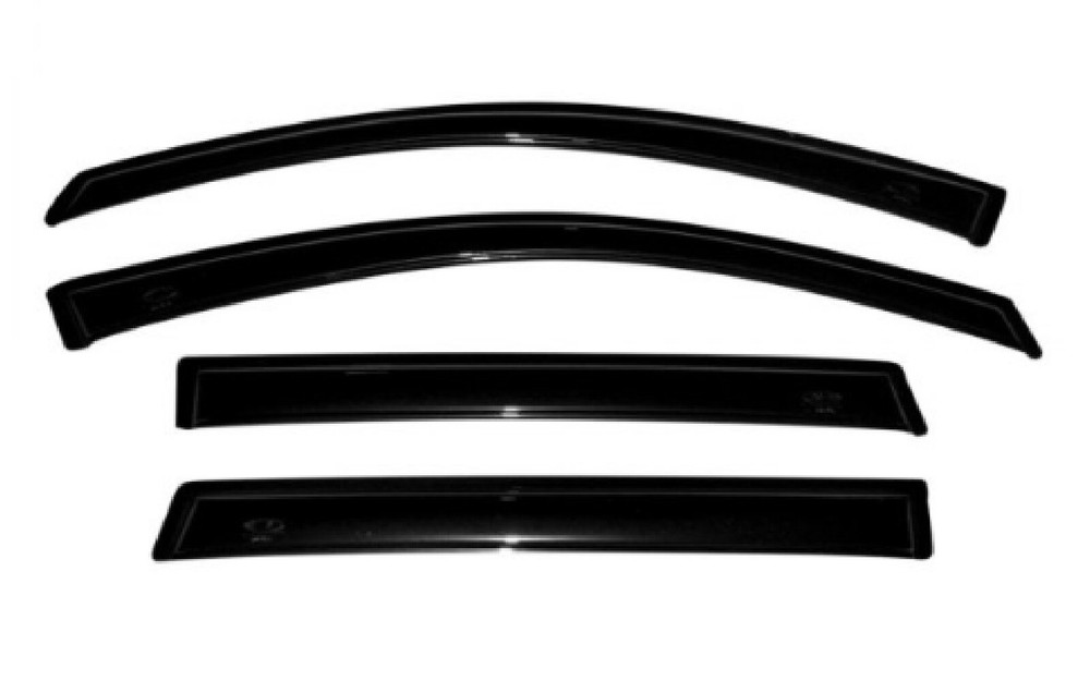 AVS 94837 Set of 4 Dark Smoke Ventvisor Acrylic Window Deflectors for Pacifica