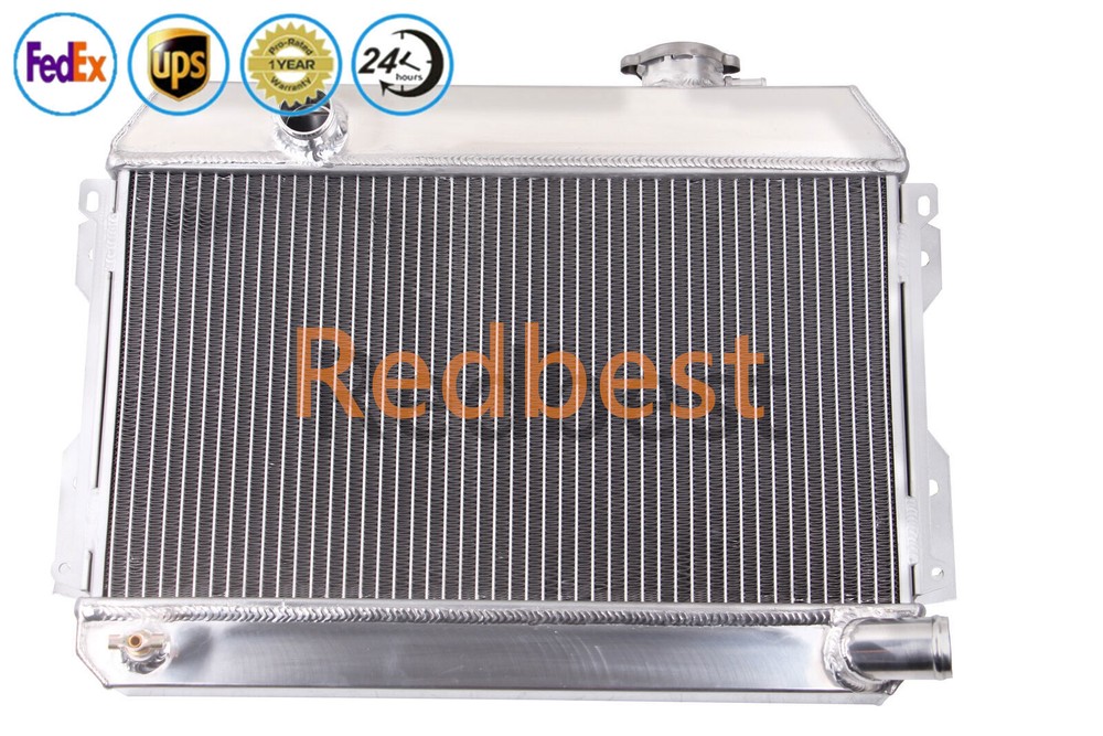 3 Rows Aluminum Radiator Fits 1969-1972 Datsun 521 Pickup Base 1.6L 1595CC I4