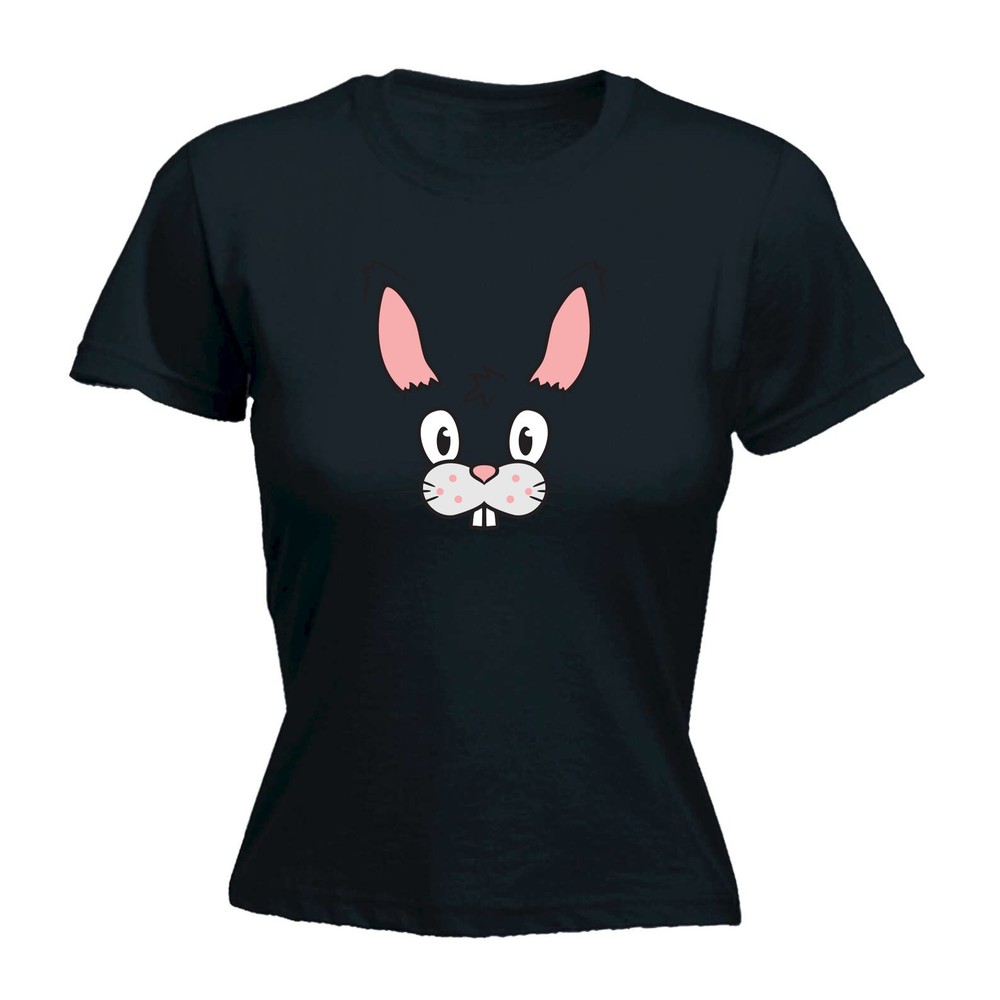 Rabbit Ani Mates - Womens T Shirt Funny T-Shirt Novelty gift tshirt