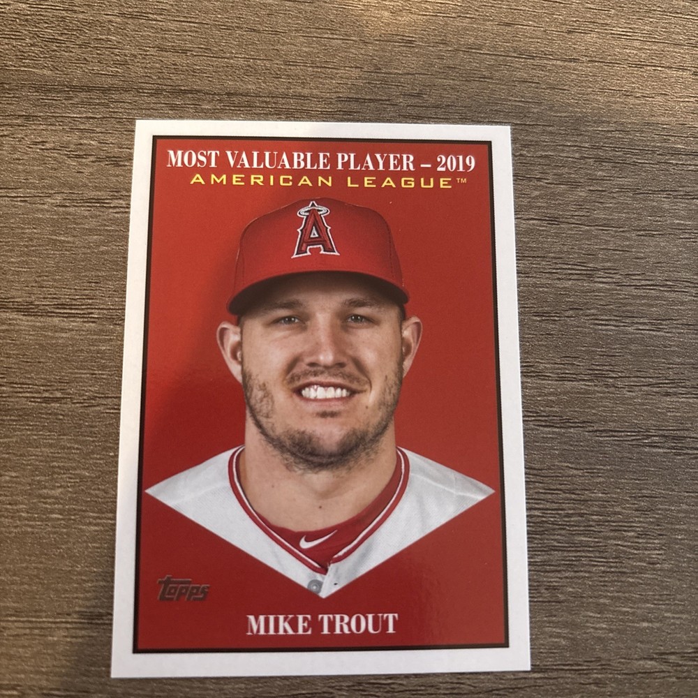 2025 MIKE TROUT Topps Update 2019 MVP Insert Card #MV-9