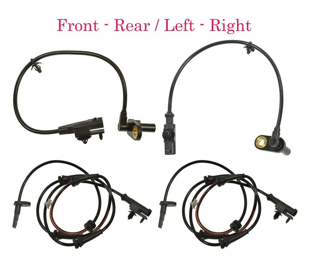 Infiniti G25 G35 G37 AWD ABS Wheel Speed Sensor Set Front & Rear