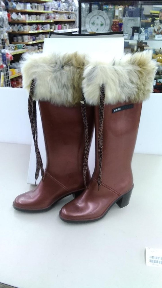 Marc Jacobs Wine Red Rain Boots FTG07