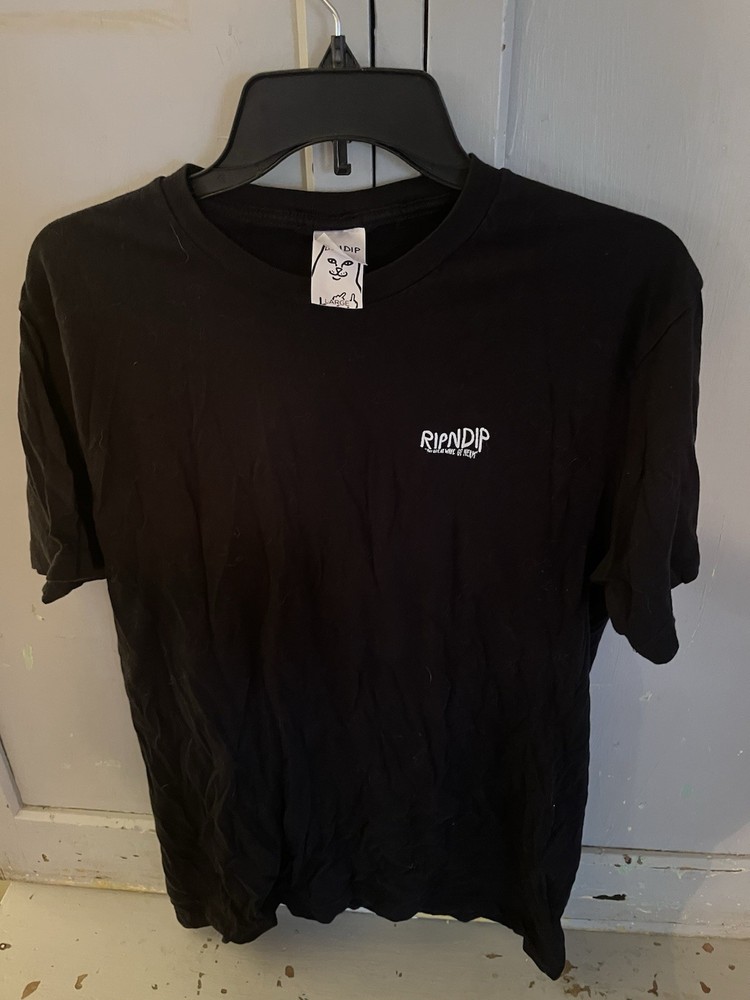 RIPNDIP Men's Short Sleeve T-Shirt Unisex, Size Large