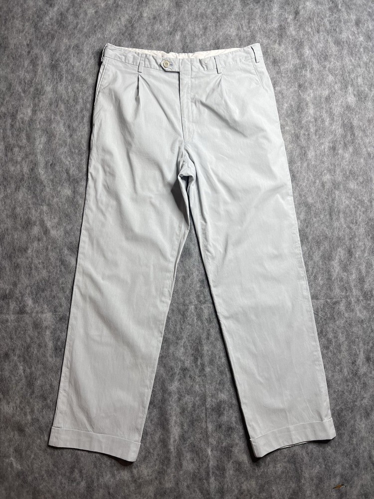 Brioni Cervinia Cotton Classic Chino Pants Size 48R (32-34)