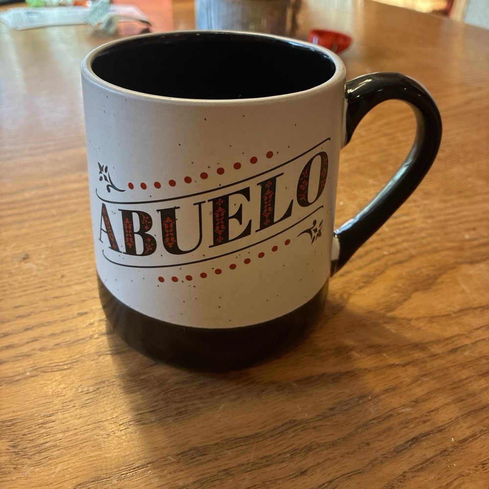 Sheffield Home Abuelo Black & White Ceramic Mug, MW/DS Safe-image