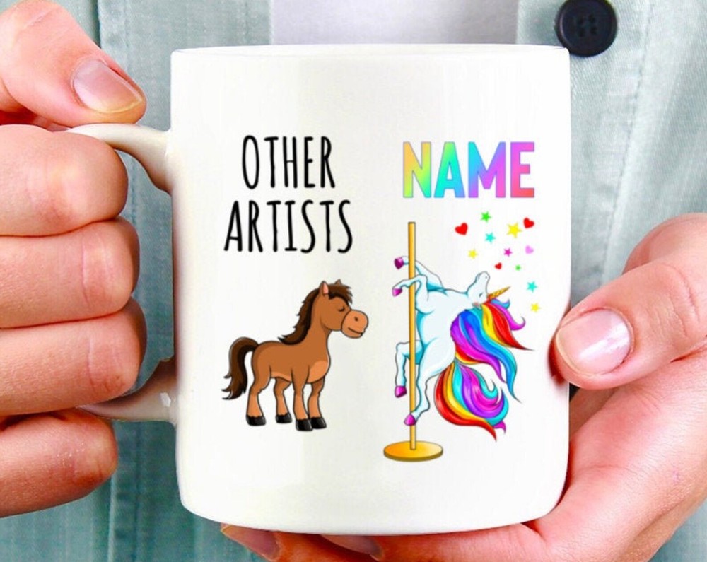 Artist Mug Gift For Artist Artist Unicorn Mug Artist Gifts Painting Mug Painter