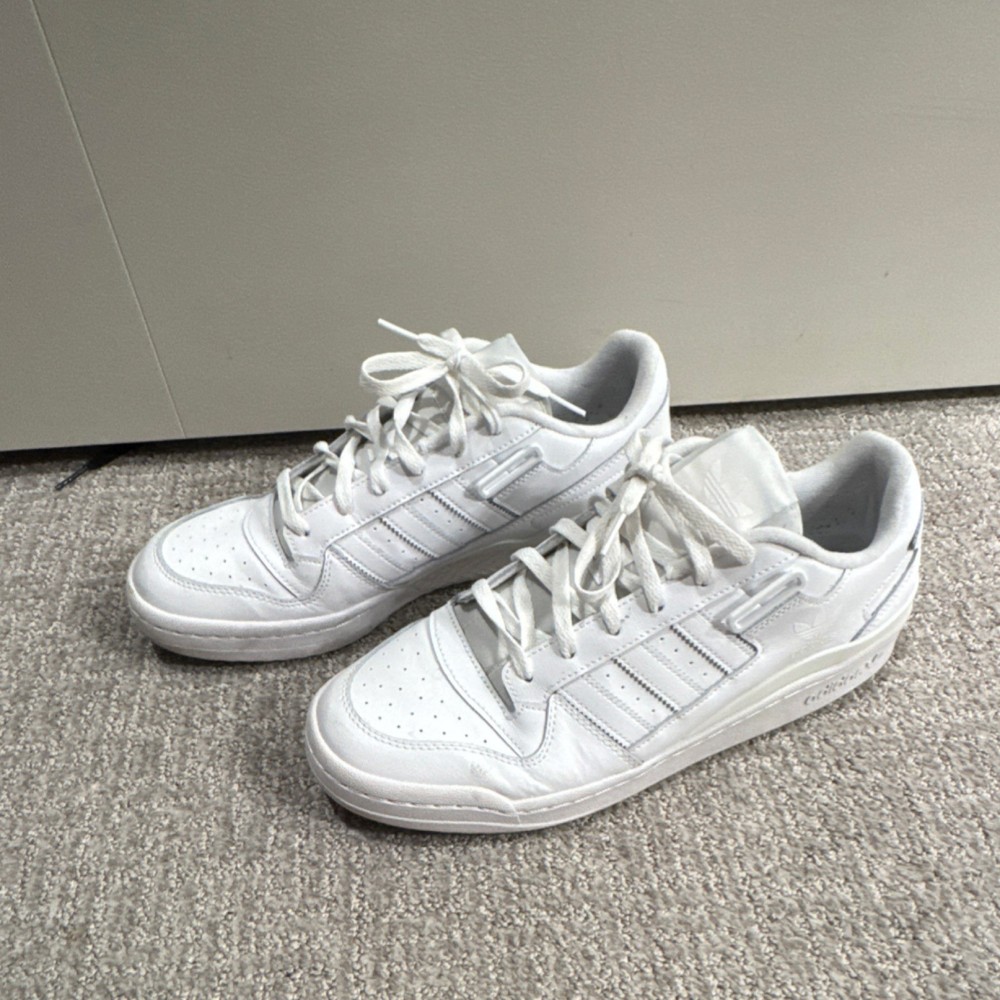 adidas Forum Low White Men's Sneaker Low Top Lace Up Rubber Basketball FY7754