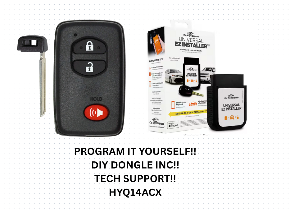 DIY BUNDLE FOR TOYOTA PRIUS, 4RUNNER, VENZA HYQ14ACX TOOL INCLUDED!!