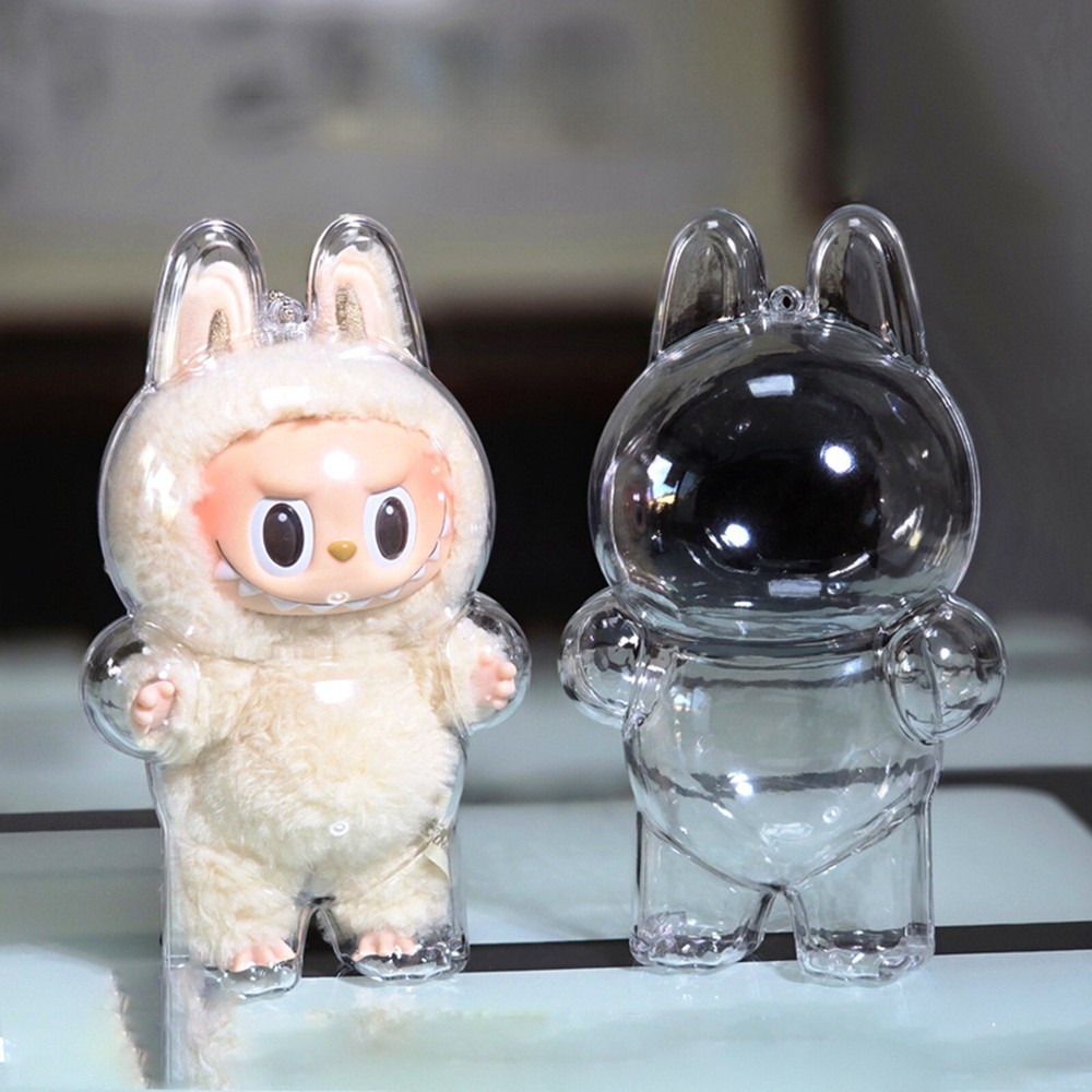 POP MART Labubu The Monsters Stand Party Protective cover Acrylic Transparent