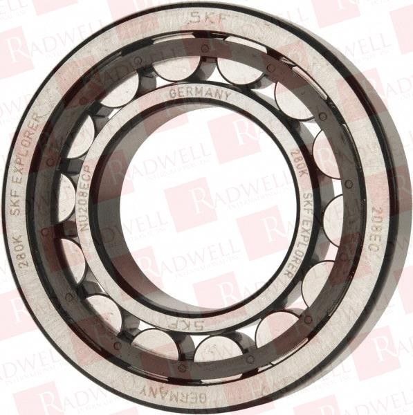 Skf Nu-208-Ecp / Nu208Ecp (New In Box)FREE 2 YEAR RADWELL WARRANTY