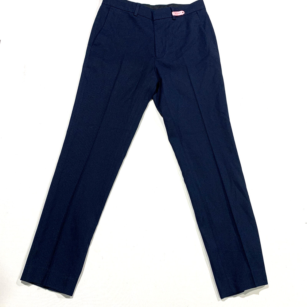 TOPMAN Men's Slim Suit Pants 30x32 Navy Blue