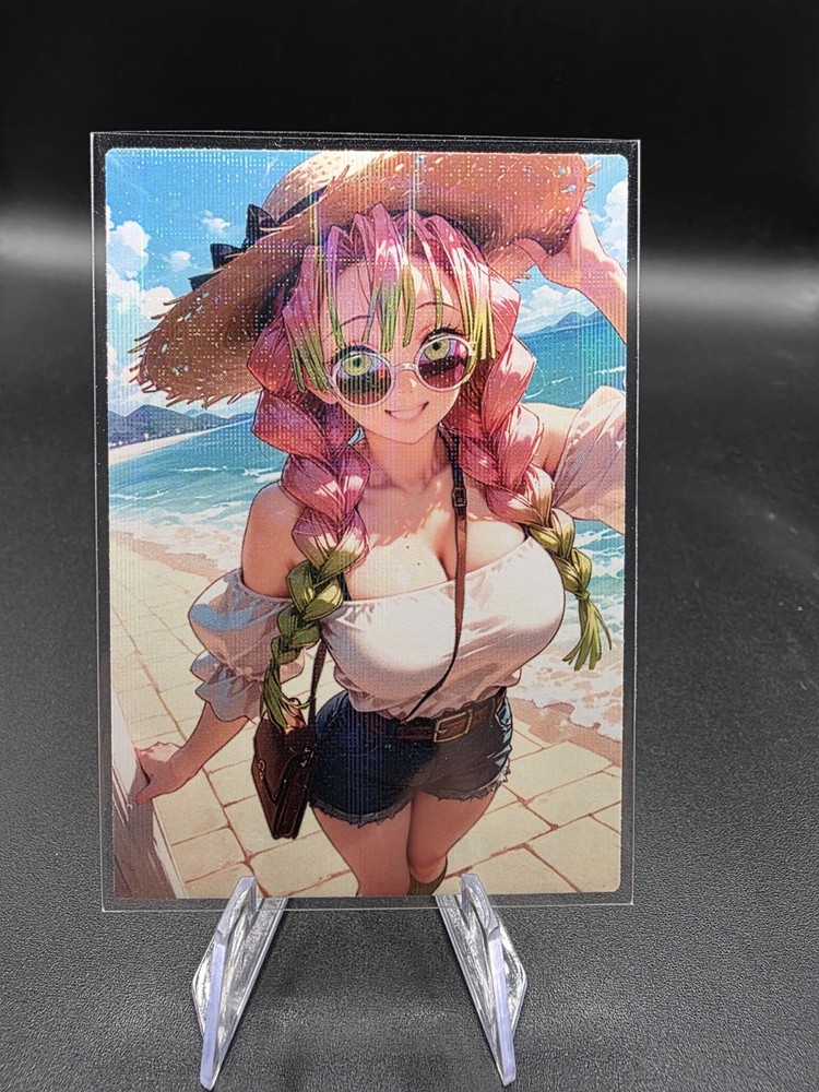 Mitsuri Kanroji Demon Slayer Holographic Anime Collectible Trading Card