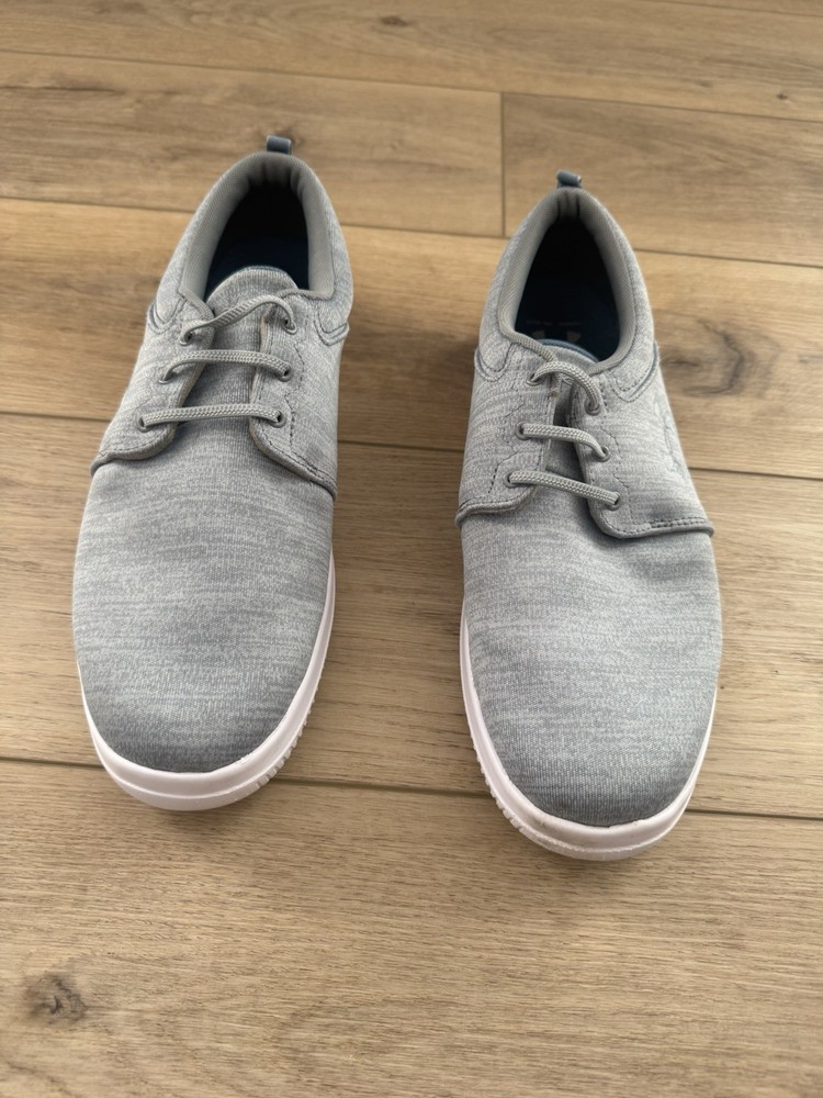 Under Armour Men's Gray Lace-Up Knit Sneaker Rubber Sole US 13 EU 47.5