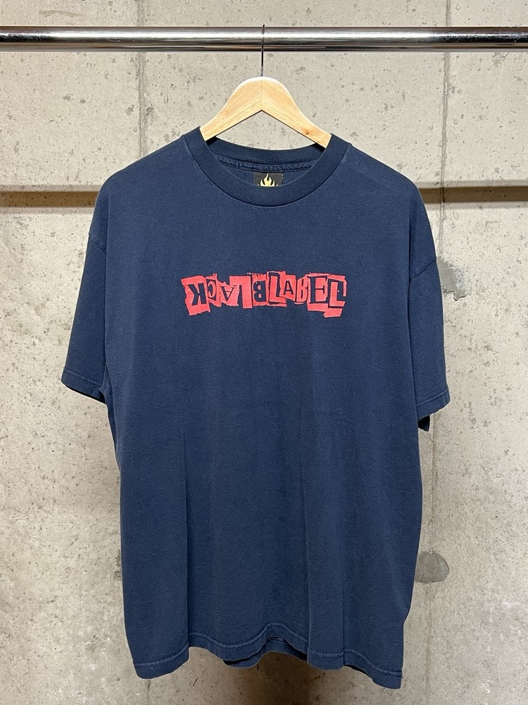 Early 2000s Black Label Skateboards T-Shirt Navy Men's XL 22.5x29.5