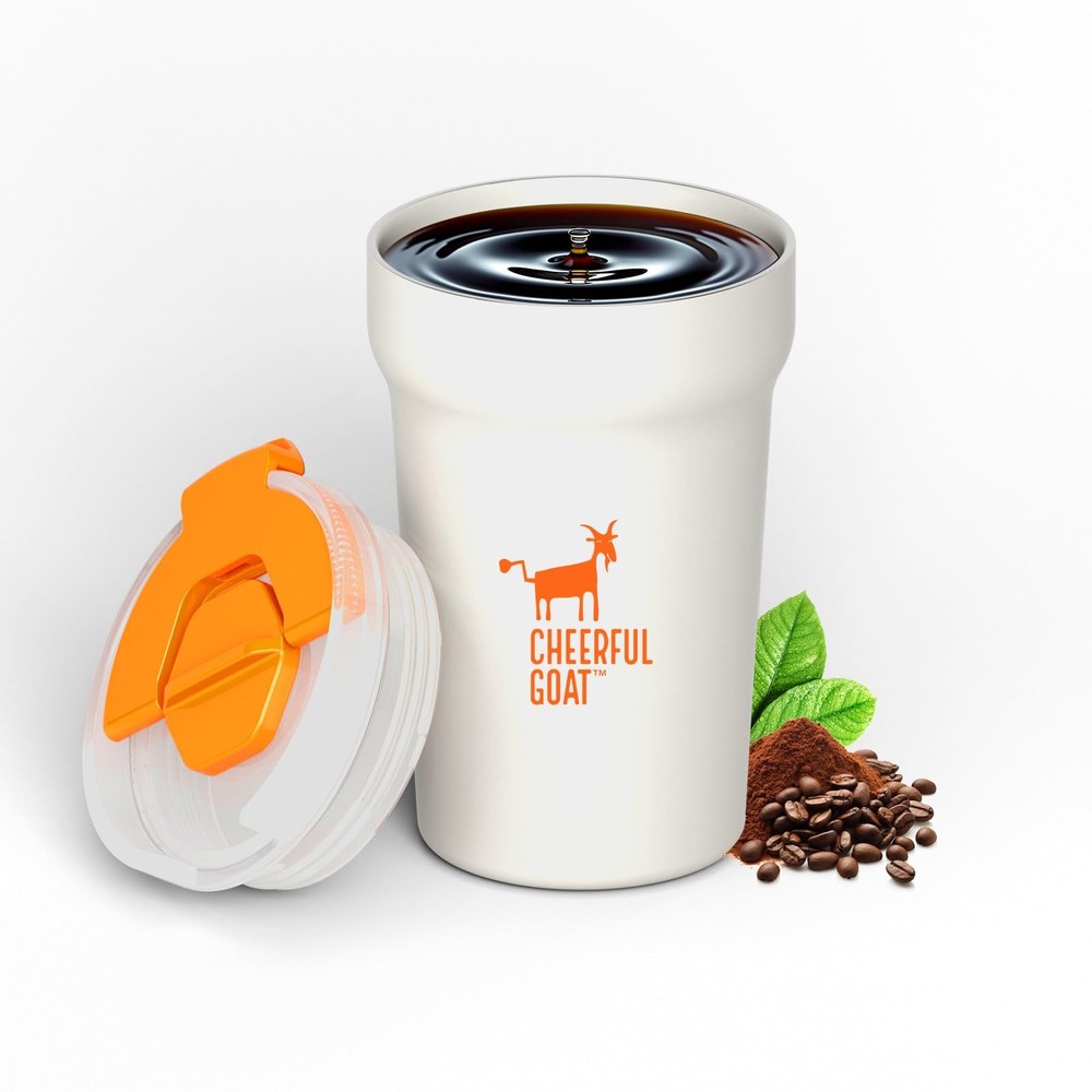 Ceramic Lined Stainless Steel Coffee Travel Mug Tumbler