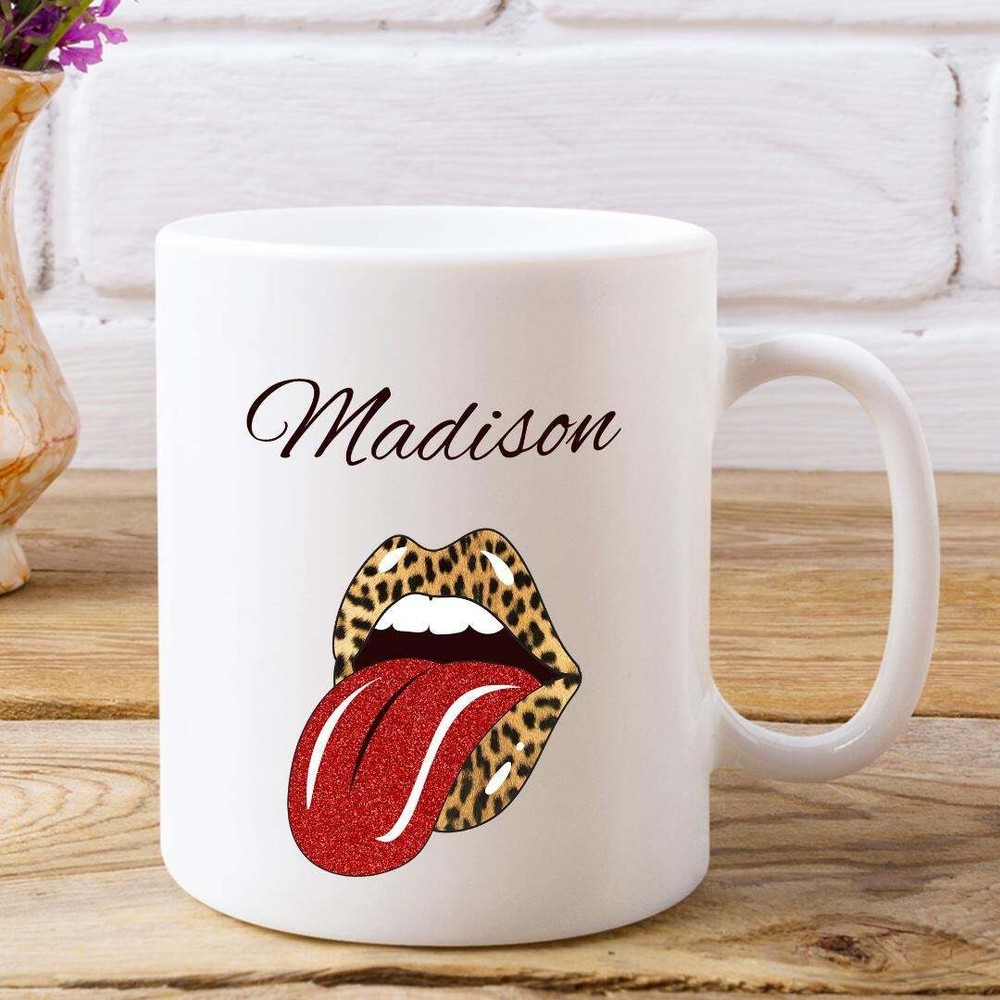 Ruby Tongue Custom Coffee Mug Premium Quality Gift Idea Bff Coffee Mug