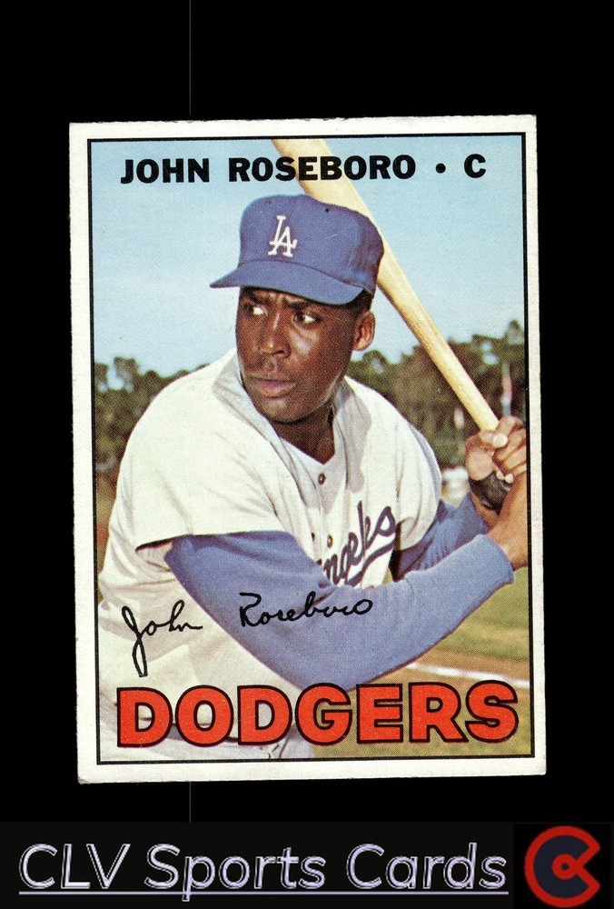 Baseball sports Topps John Roseboro Los Angeles Dodgers Very Good