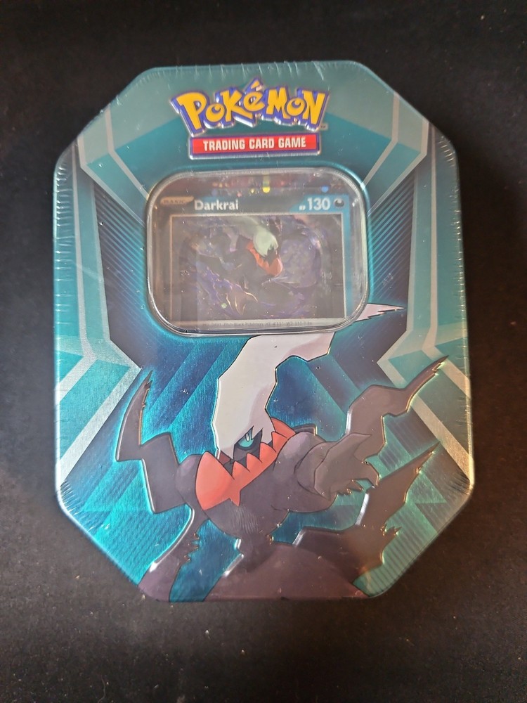 Pokémon Trading Card Game Darkrai Metal Tin Sealed