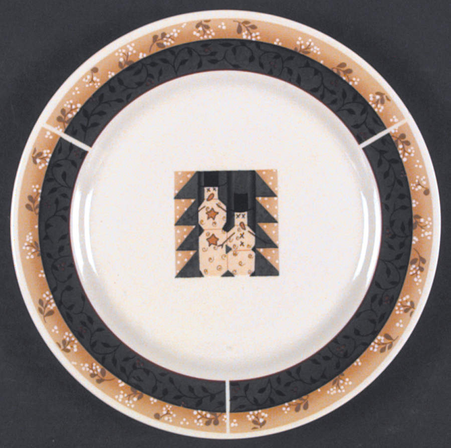 Sakura Christmas Patch Salad Plate 6977599