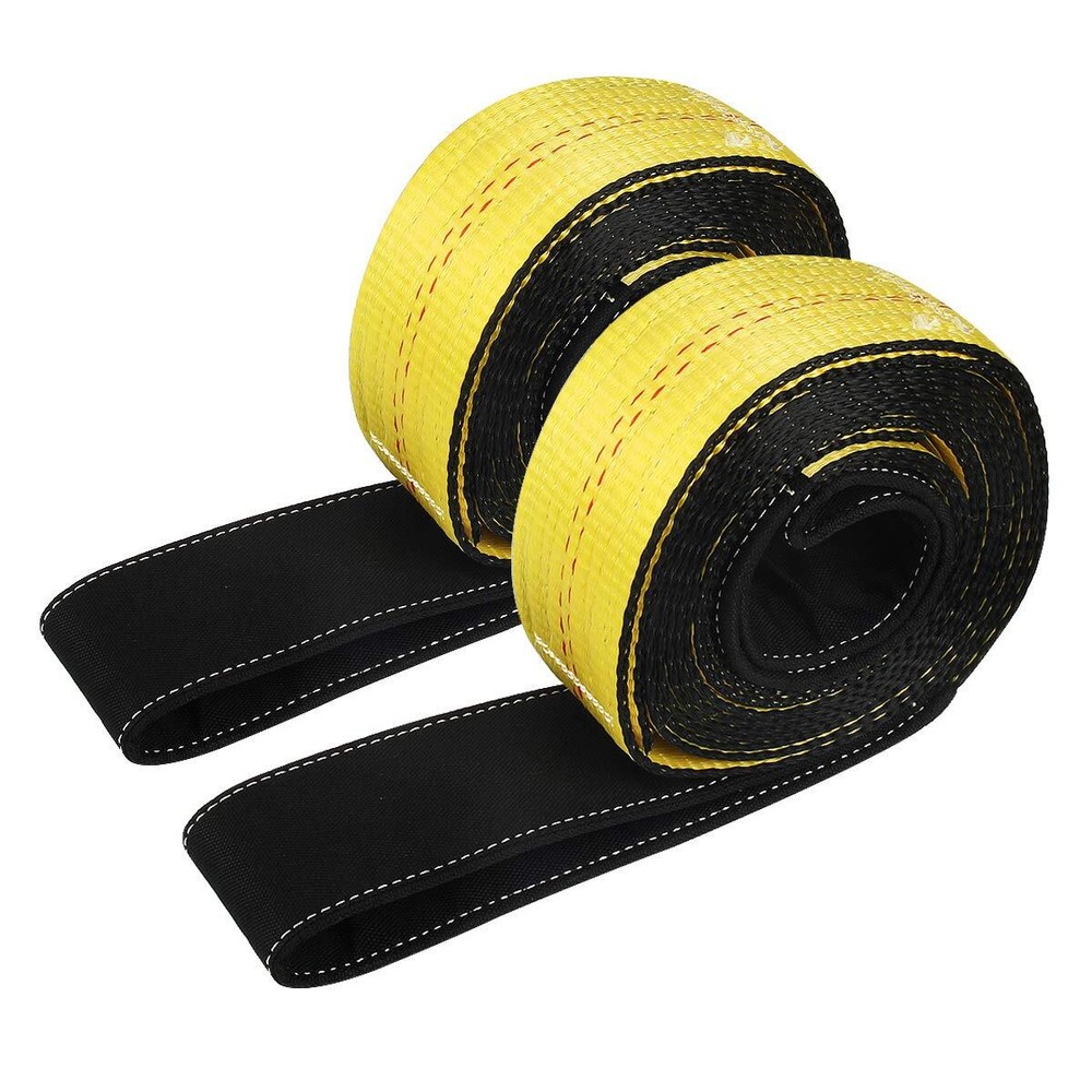 JCHL Lift Sling Straps 10'x2 15,000 Pound Capacity 2-Pack Heavy Duty Lifting ...