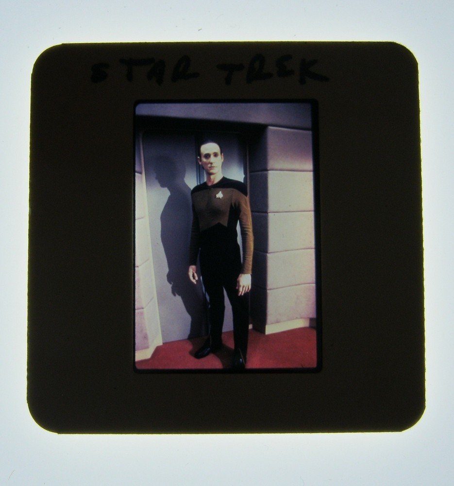 Original STAR TREK NEXT GENERATION 35mm Studio Production Slide BRENT SPINER