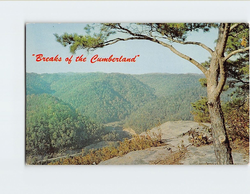 Postcard Breaks Of The Cumberland Breaks Interstate Park USA