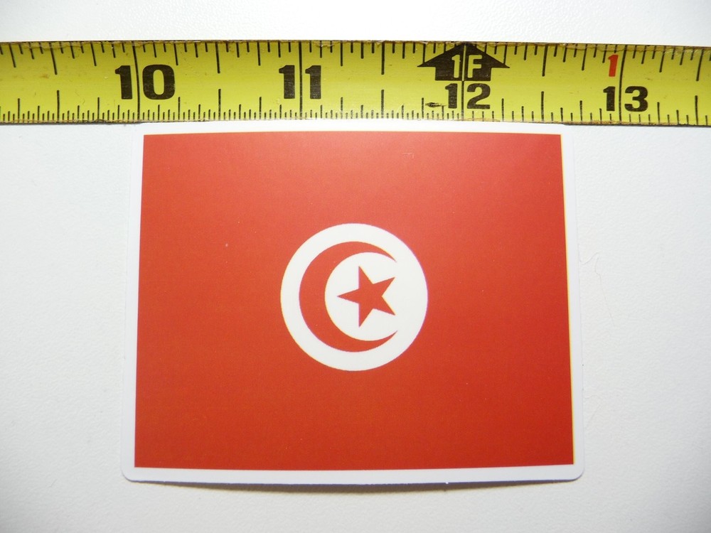 Tunisia Flag Decal Sticker for National Pride and Government Support