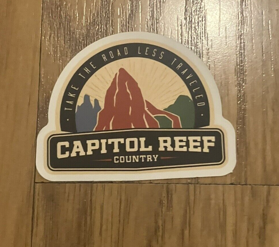 CAPITOL REEF NATIONAL PARK UT STICKER 1 PC WATERBOTTLE LAPTOP SCRAPBOOKING