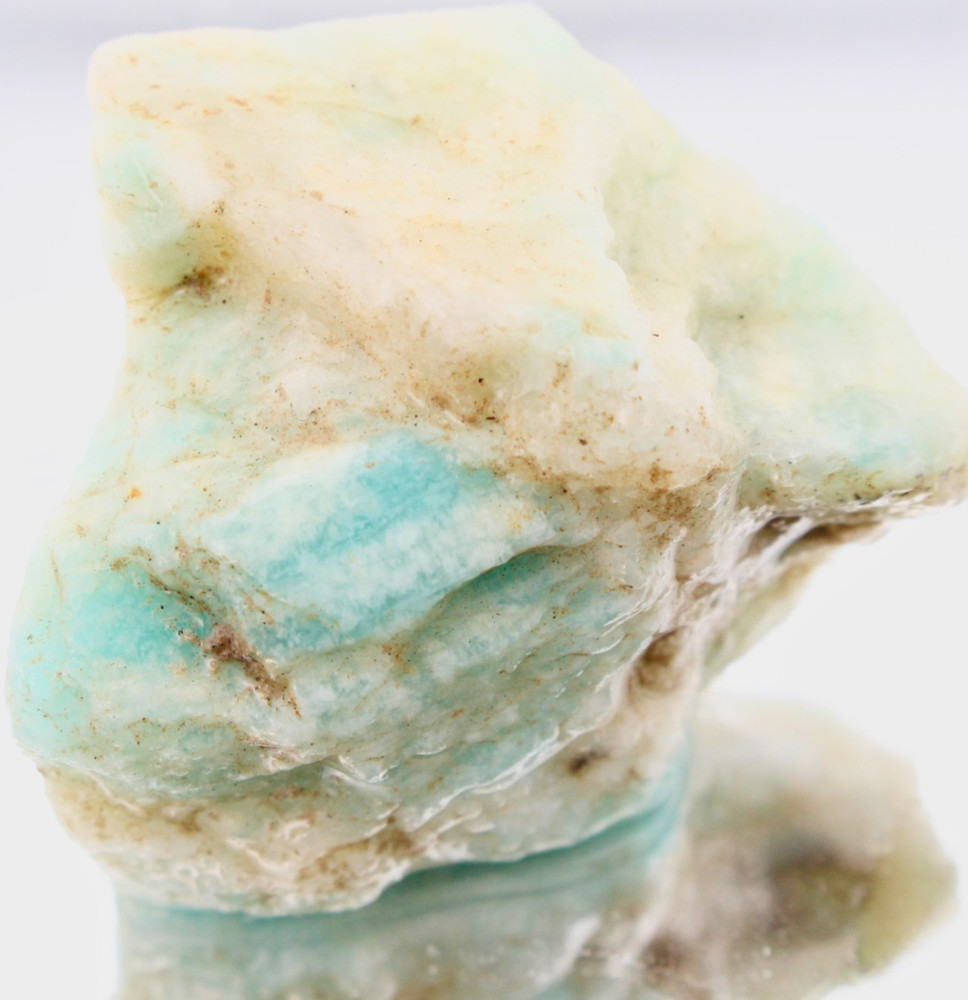 1.08oz Amazonite Blue Teal Raw Natural Rough Crystal Mineral Specimen Brazil