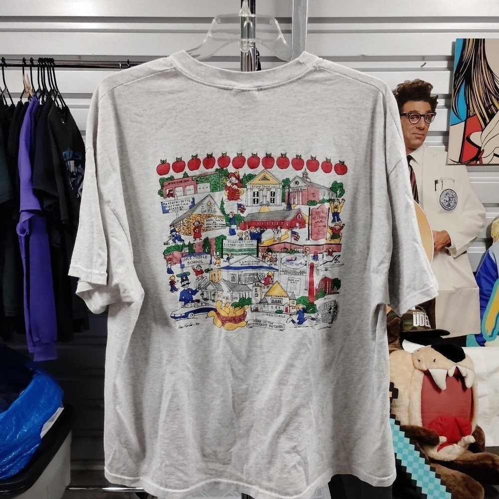 stow massachusetts Vtg Tee Size 2xl Hanes Grey Fair Pre owned A277ed