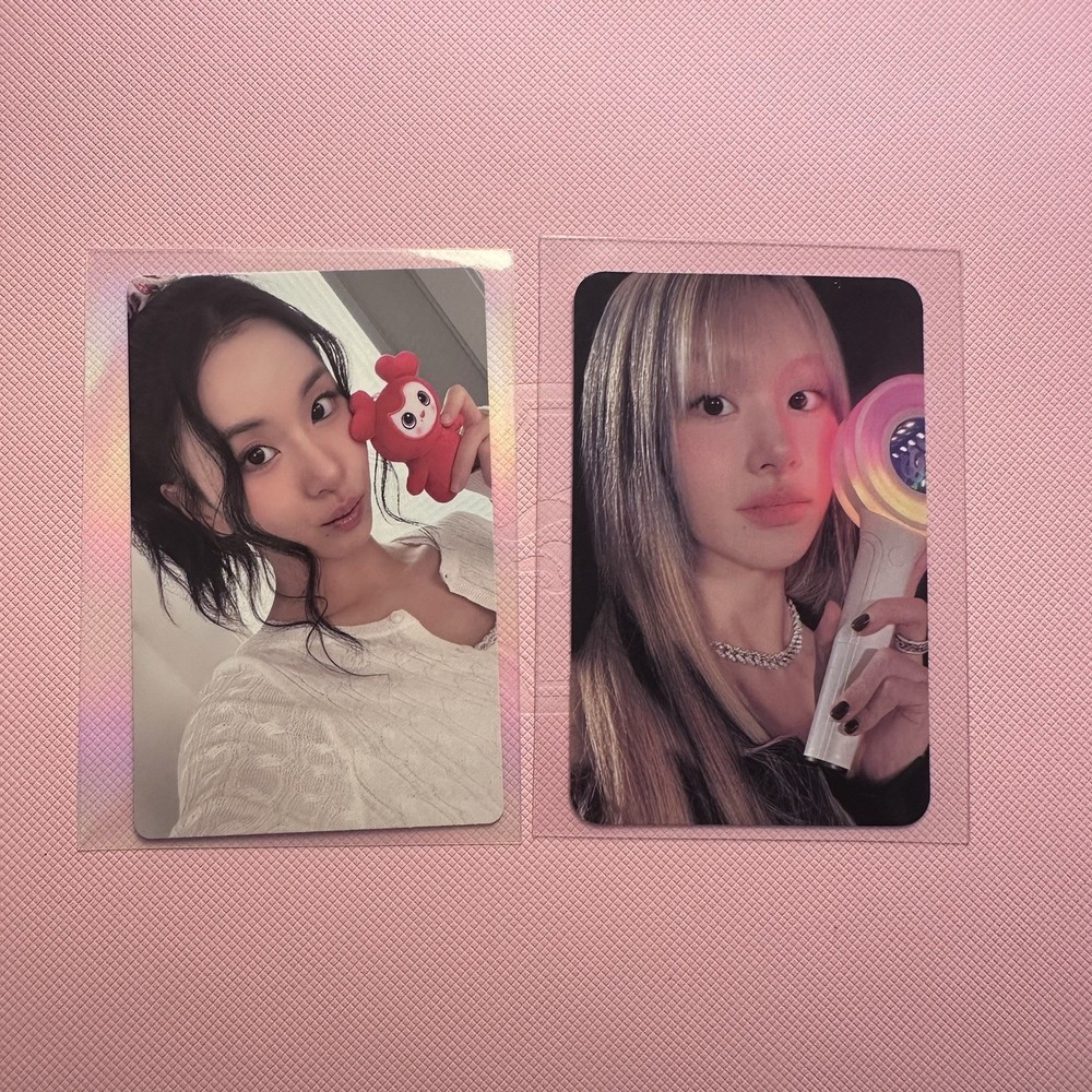TWICE Chaeyoung Official Photocard 2pc Set- ONCE 5th Fanclub Preorder Candy Bong
