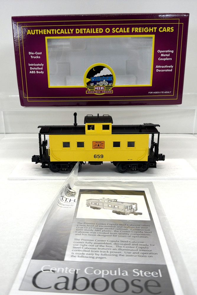 MTH Premier 20-91065 Maine Central Steel Caboose #659 O Gauge New MEC