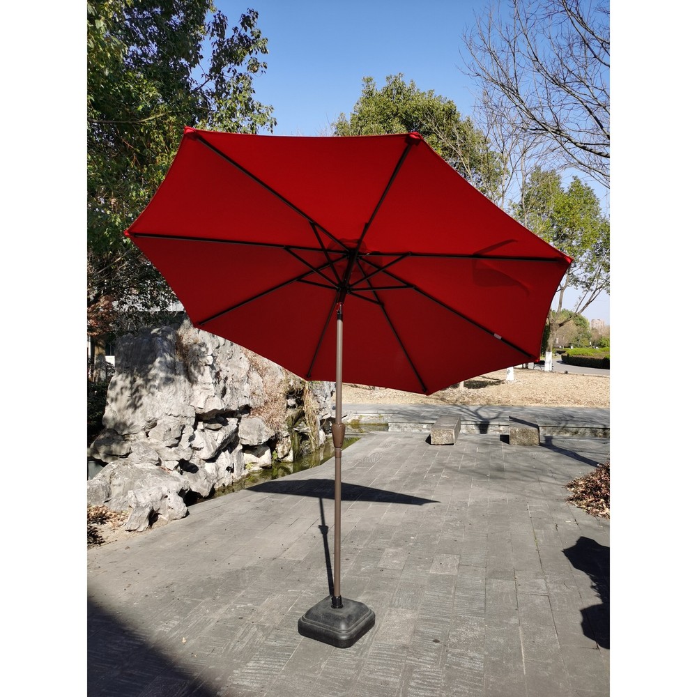 9ft Windvent Market Umbrella with Auto Tilt and No Base Included